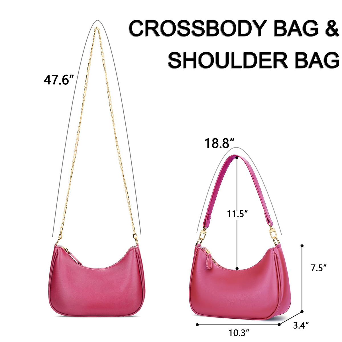 KKXIU Retro Hobo Shoulder Bag