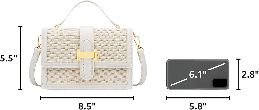 KKXIU Leather Crossbody Shoulder Clutch
