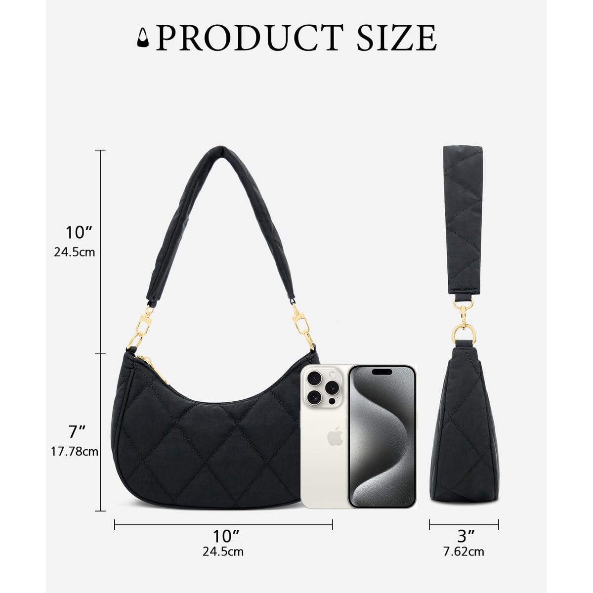 KKXIU Retro Hobo Shoulder Bag