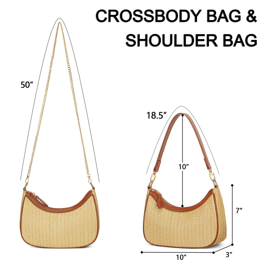 KKXIU Retro Hobo Shoulder Bag