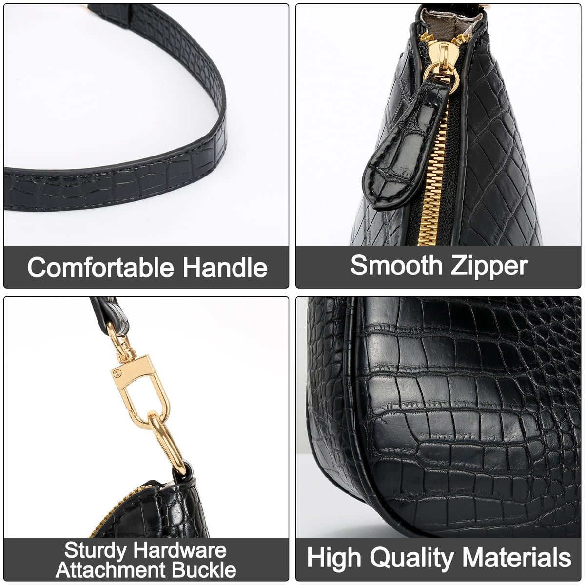KKXIU Retro Hobo Shoulder Bag