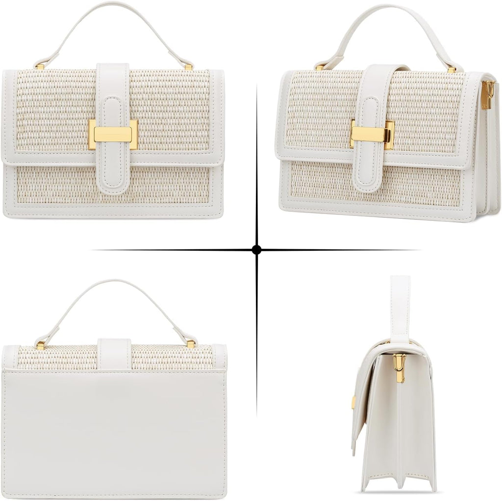 KKXIU Leather Crossbody Shoulder Clutch