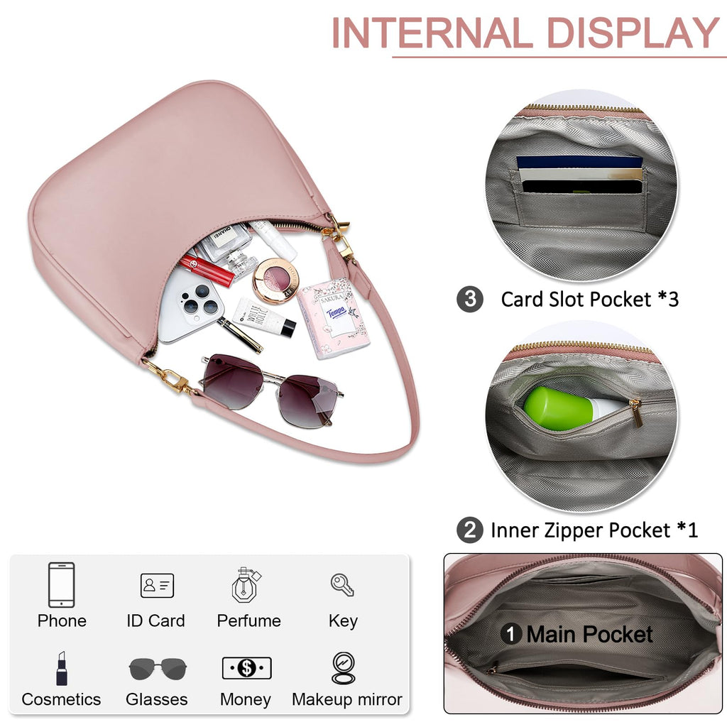KKXIU Retro Hobo Shoulder Bag