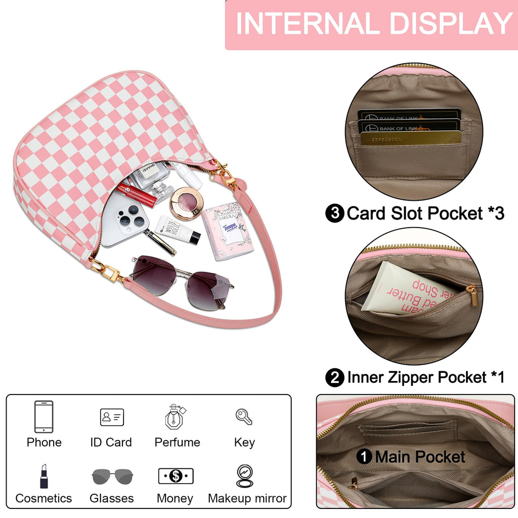 KKXIU Retro Hobo Shoulder Bag