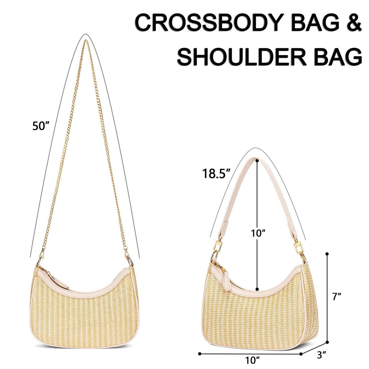 KKXIU Retro Hobo Shoulder Bag