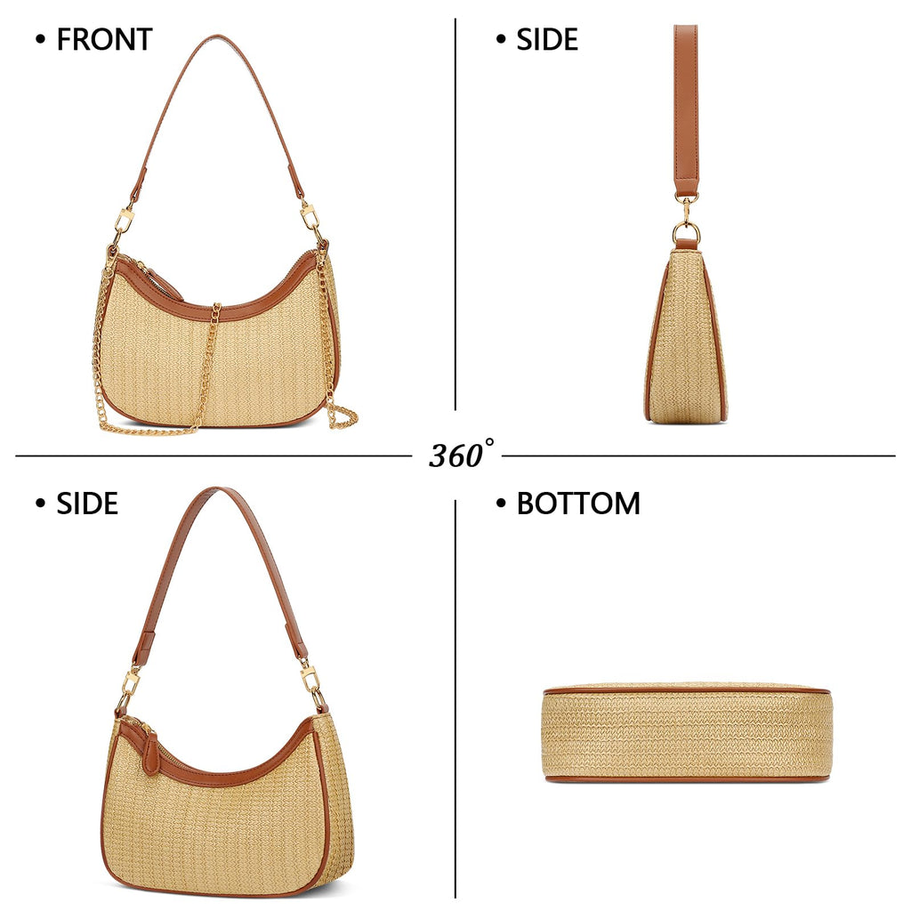 KKXIU Retro Hobo Shoulder Bag