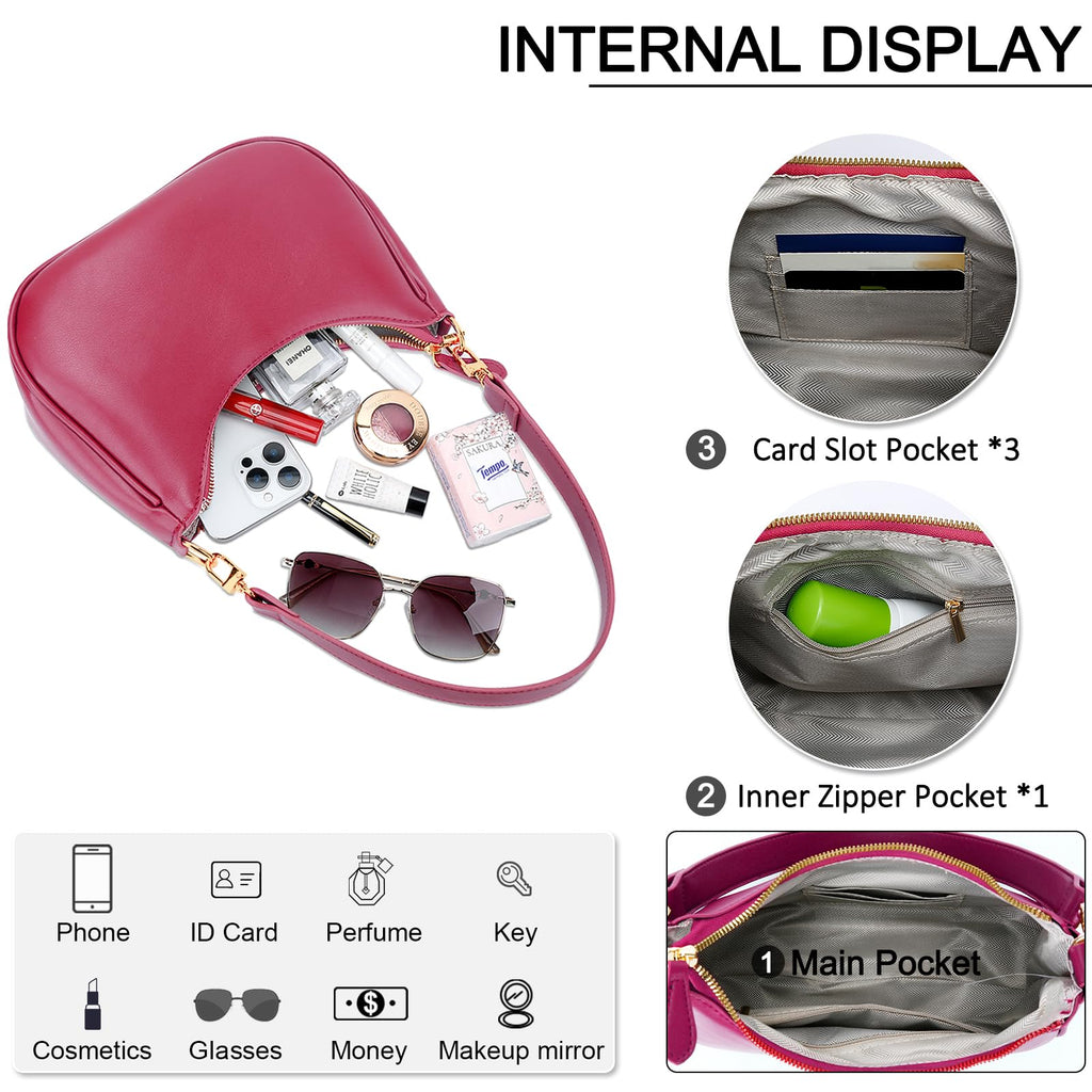 KKXIU Retro Hobo Shoulder Bag